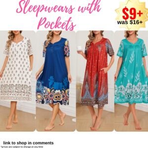 Sleepwears with Pockets
