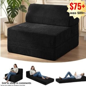 Folding Sofa Bed with Pillow