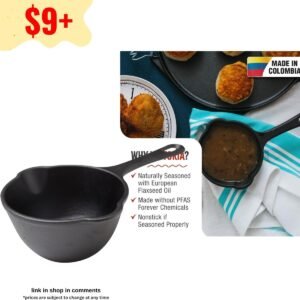 0.5-Quart Cast Iron Saucepan