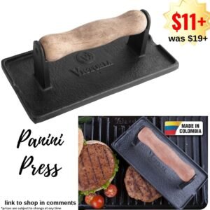 Cast Iron Panini Press