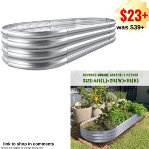 Galvanized Raised Garden Bed