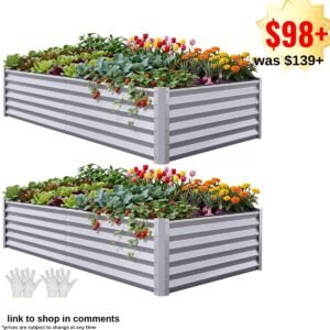 Galvanized Raised Garden Bed