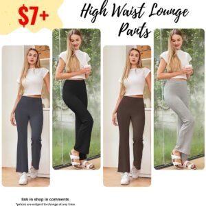 High Waist Flare Lounge Pants