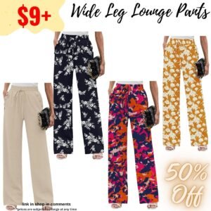Wide Leg Lounge Pants