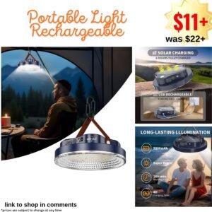 Portable Tent Light Rechargeable