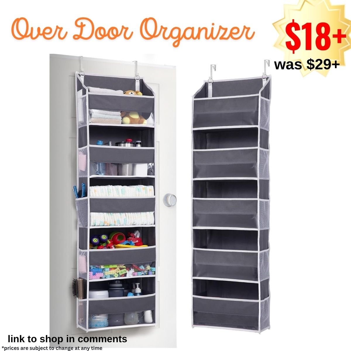Over Door Organizer