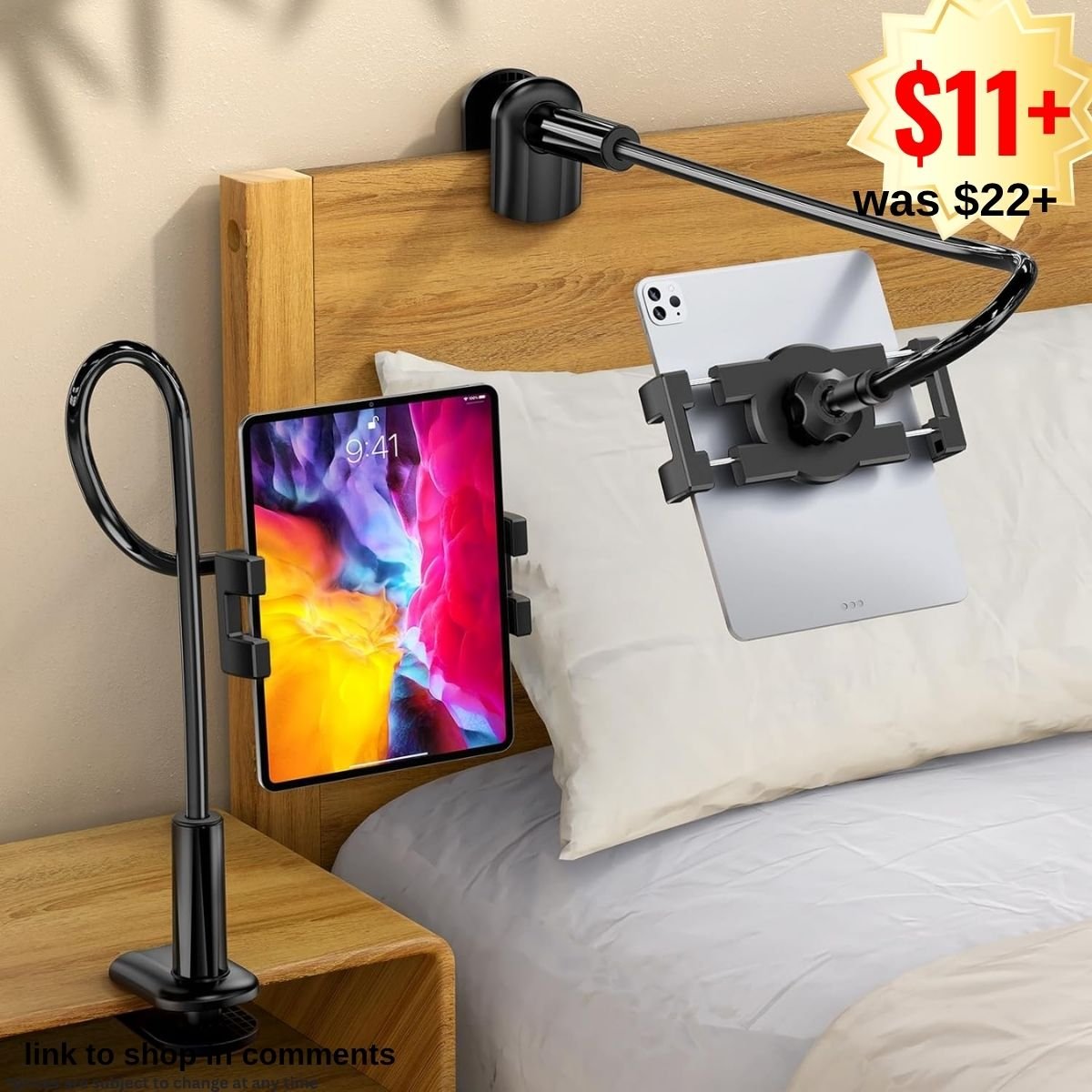 Tablet Holder Stand for Bed