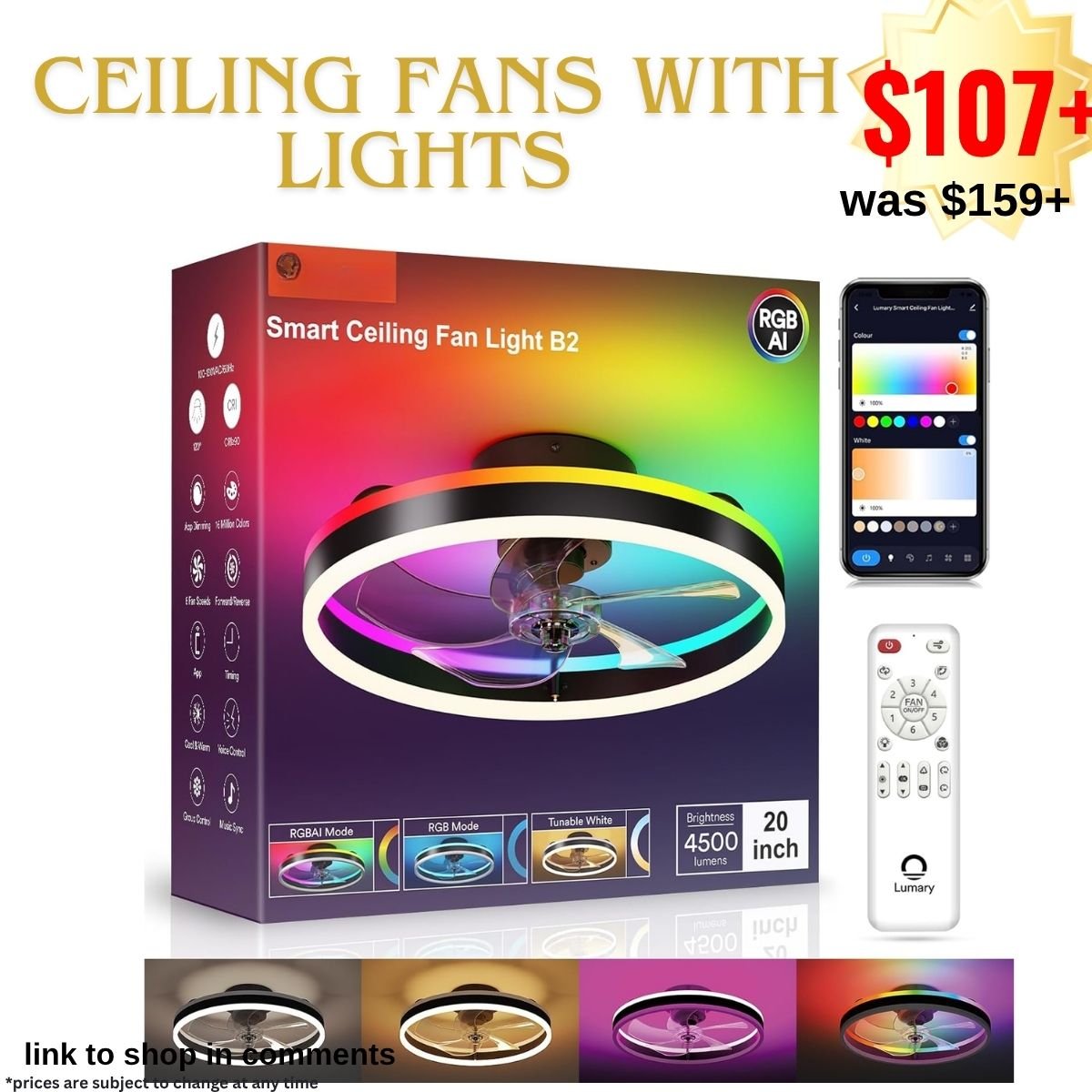 Ceiling Fans with Lights