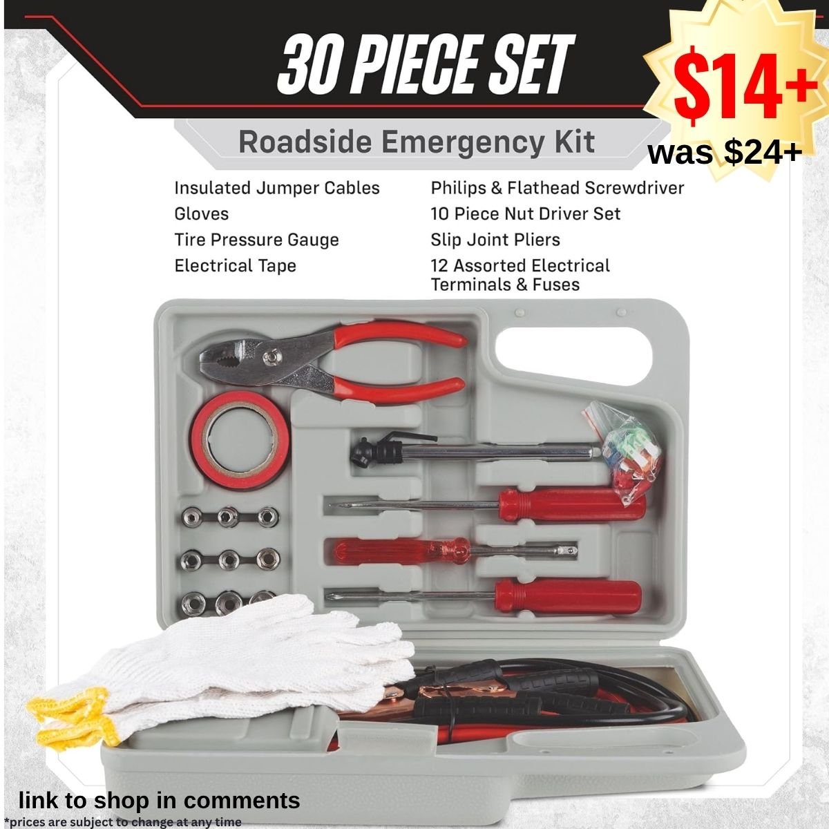 Roadside Emergency Car Kit