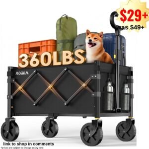 Collapsible Foldable Wagon with Wheels