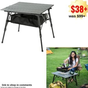 Roll Up Table w/Adjustable Height