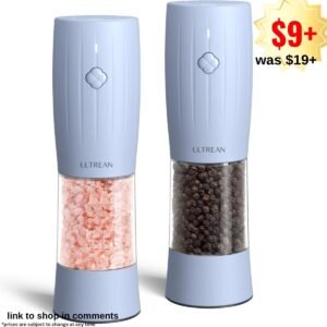 Electric Salt and Pepper Grinder Set