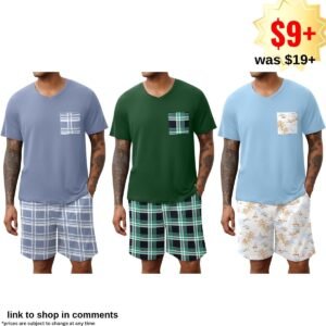 Mens Pajamas Set