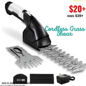 Cordless 7.2V Handheld 4" Grass Shear