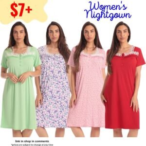 Women's Henley Nightgown