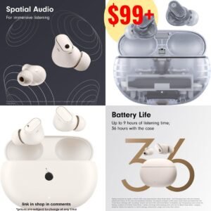 True Wireless Noise Cancelling Earbuds,