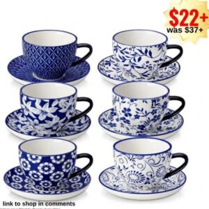 Cups with Saucers,