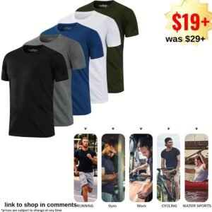 5 Pack Running Shirts