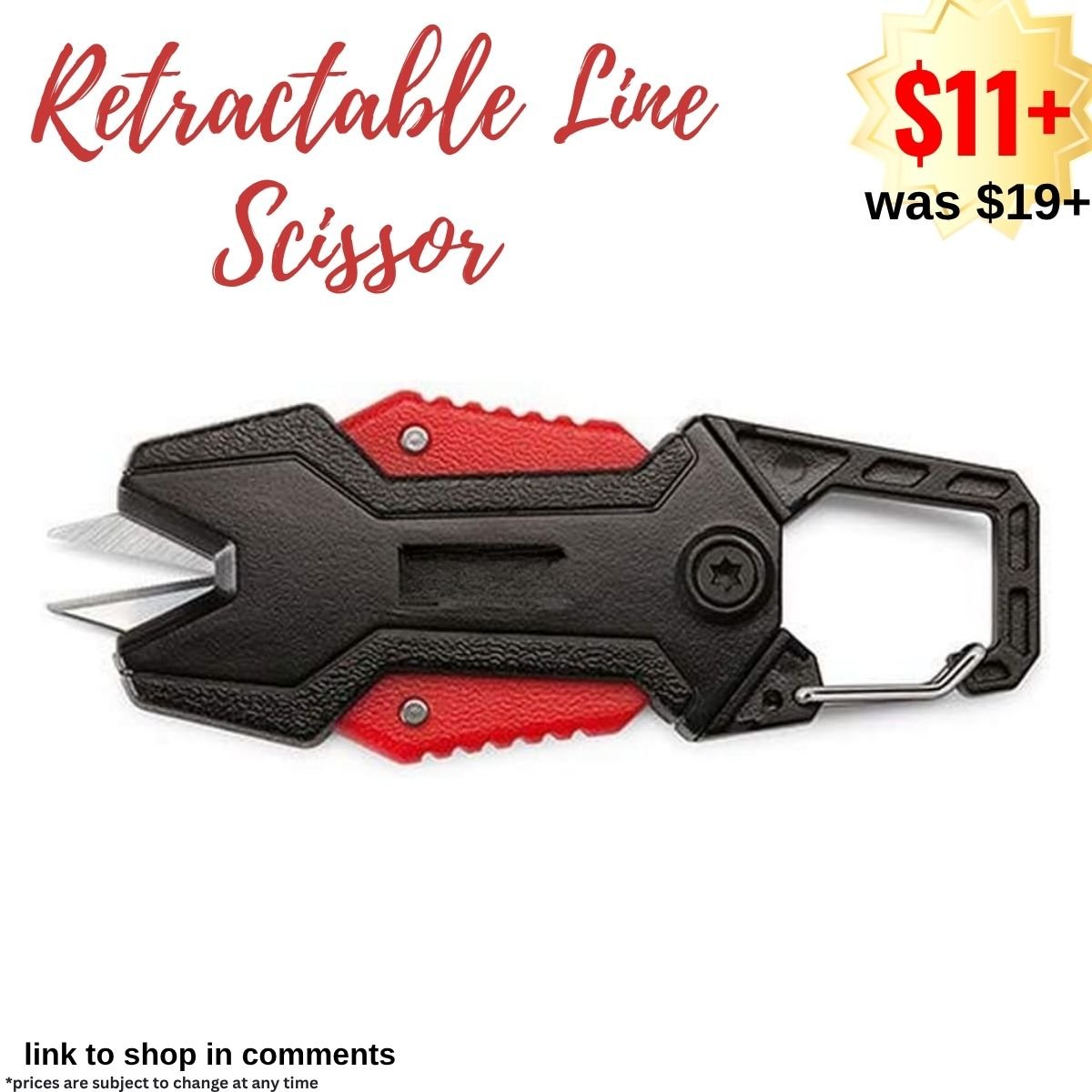 Retractable Line Scissor