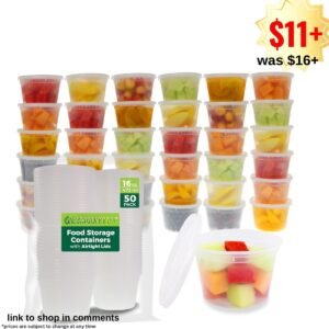 Food Storage Containers [50 Set]