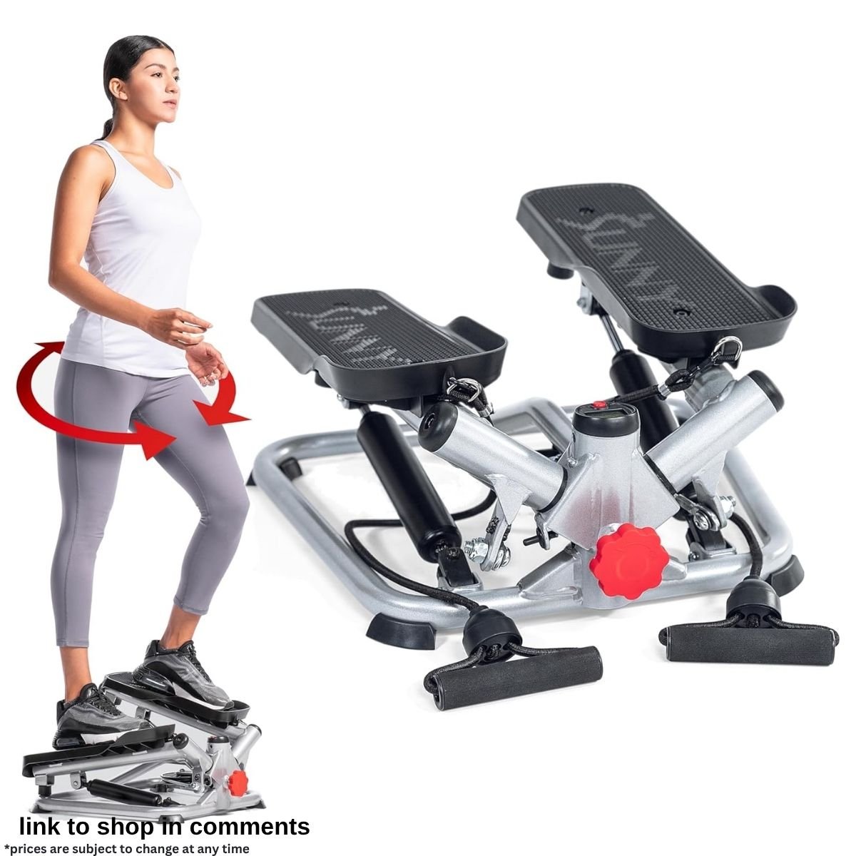 Twist Steppers with Resistance Bands