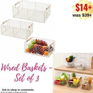 3 Set Wire Basket