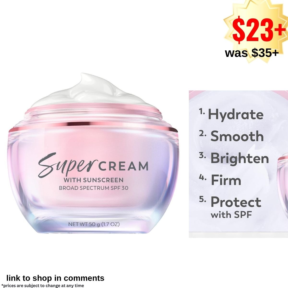 Cream with Sunscreen