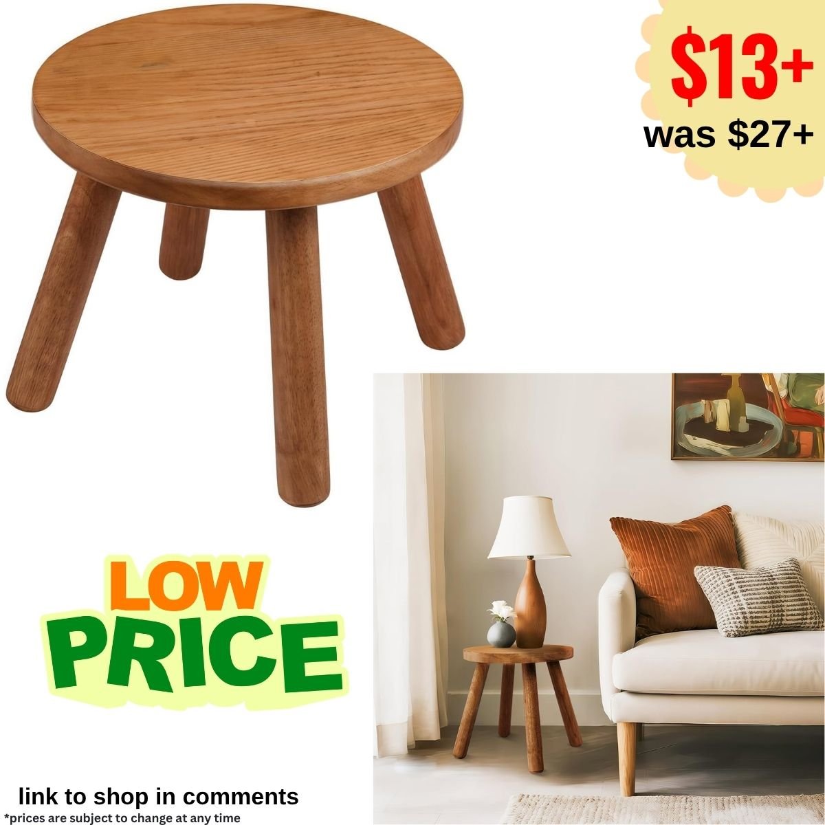 Wooden Step Stool