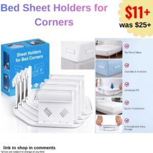 Bed Sheet Holders for Corners