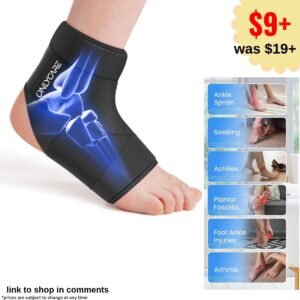 Ankle Ice Pack Wrap