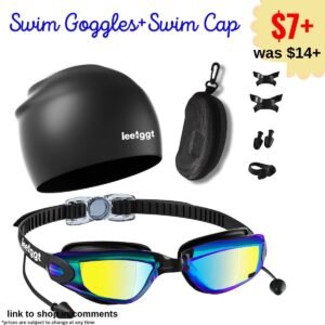 Swim Goggles+Swim Cap