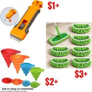 Blade Scraper Tool - High Absorbency Cleaning Cloths - Foldable Silicone Funnel Set