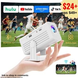 Mini Projector with Wifi and Bluetooth
