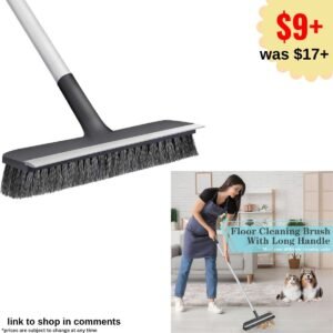 Floor Scrub Brush with Long Handle