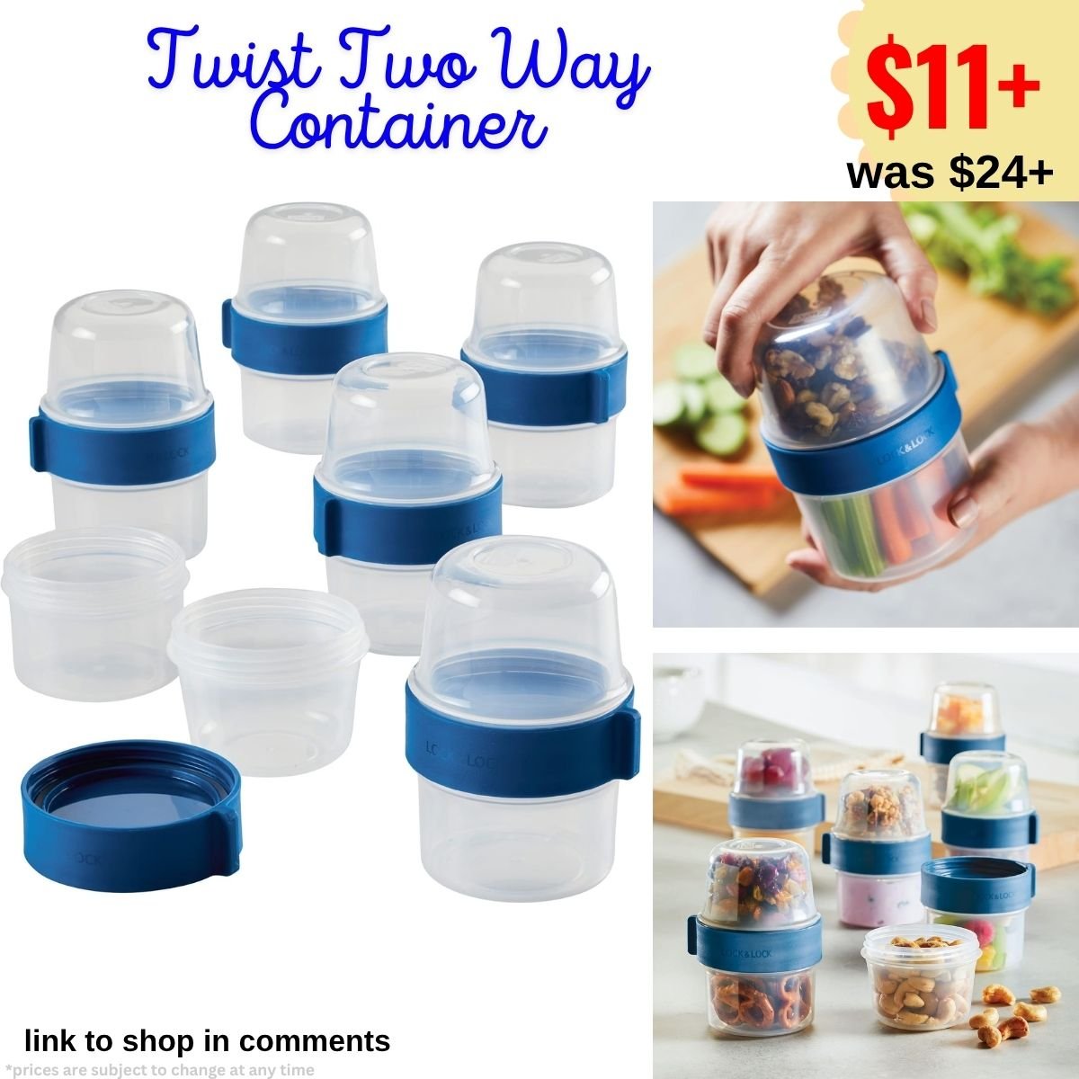 Twist Two Way Container