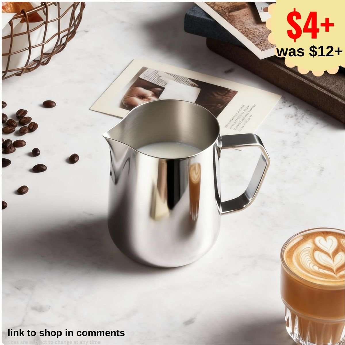 Milk Frothing Pitcher