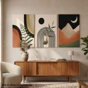 Boho Wall Art canvas Set