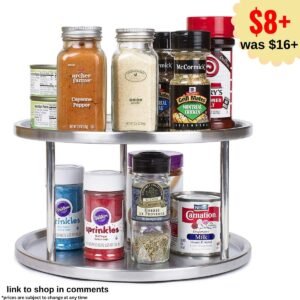 2-Tier, Stainless Steel Countertop Organizer