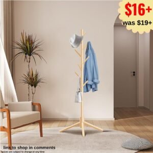 Wooden Coat Rack