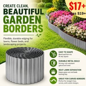 Corrugated Metal Garden Edging