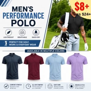 Men's Golf Polo Shirts