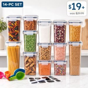 14 PCS Airtight Food Storage Containers