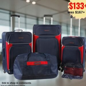 5pc Softside Luggage Set