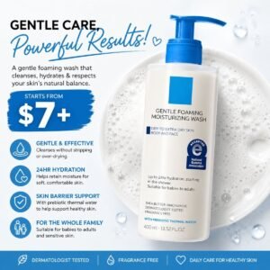 Gentle Foaming Moisturizing Wash,