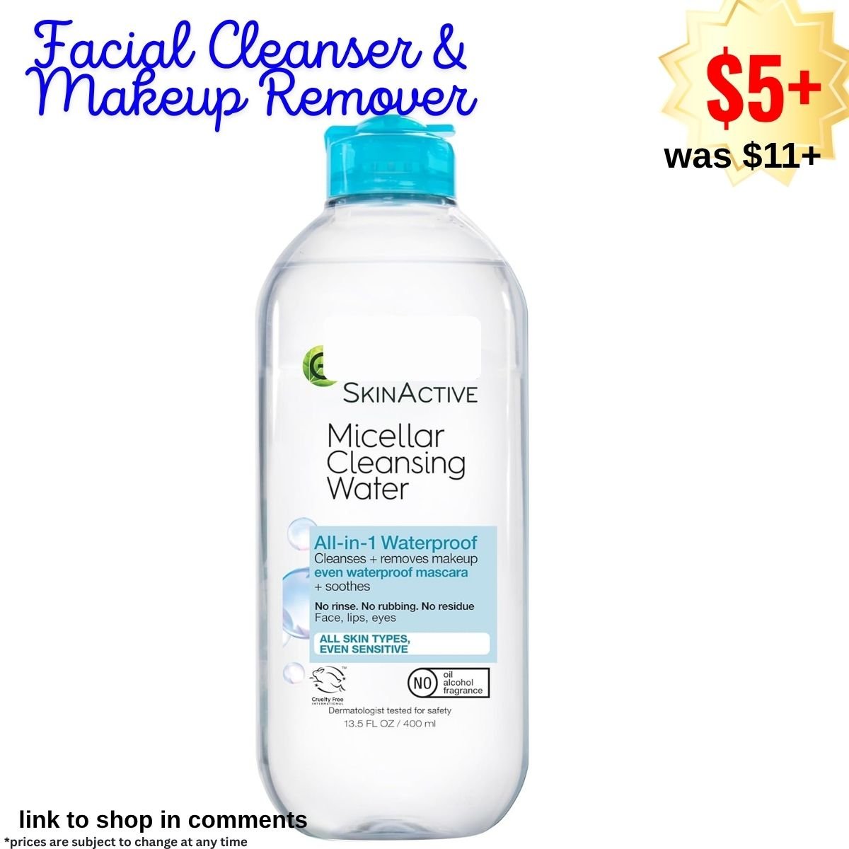 Facial Cleanser & Makeup Remover