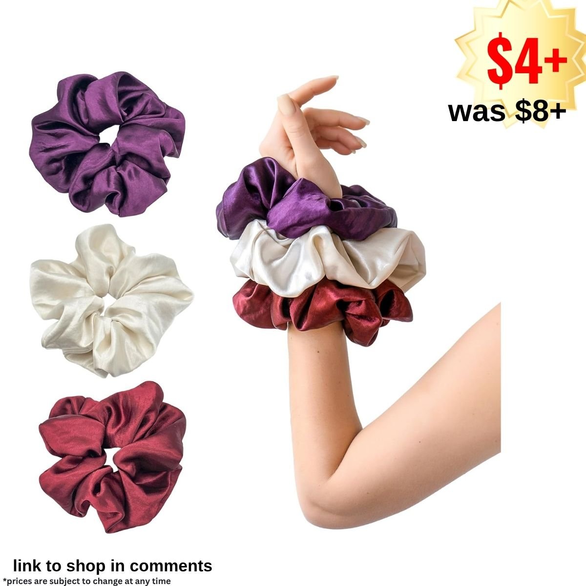 Hair Scrunchies for Women,