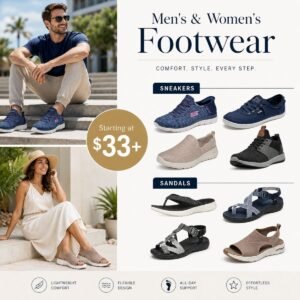 Men's and Womens Sneakers and Sandals