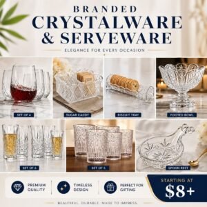 Br@nded crystalware & serveware