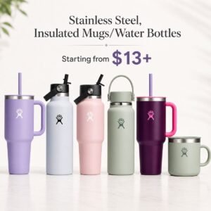 Stainless Steel, Insulated Mugs/Water bottles