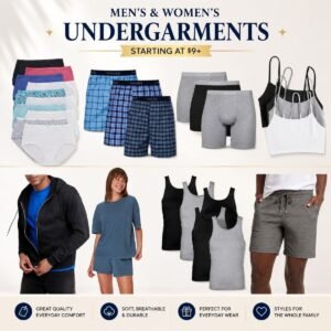 Men's and Women's Under garments